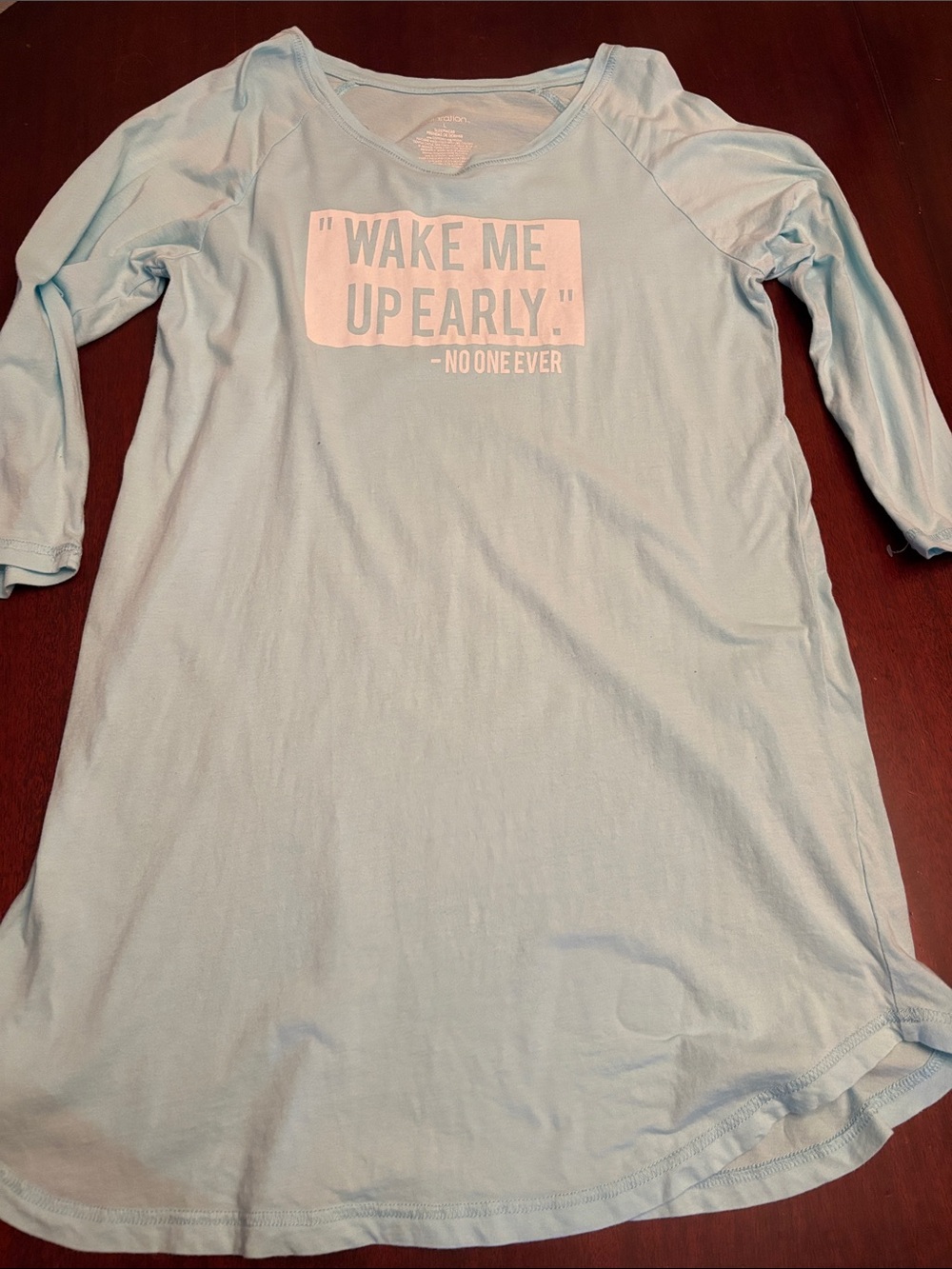 Pajama Sleep Shirt Womens Large L Xhilaration